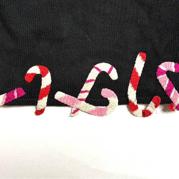Vintage Lisa Nichols Ugly Christmas Sweater Saucy Candy Cane Size Large - Picture 2 of 7